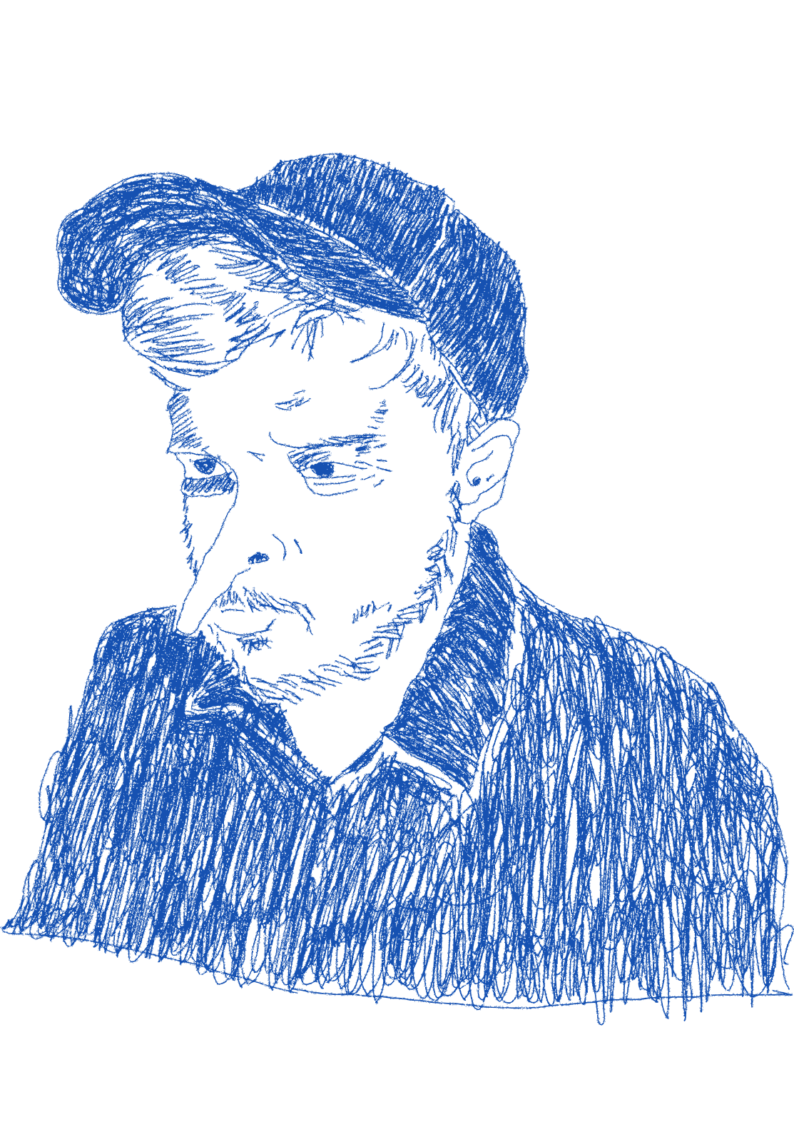 Hand-drawn portrait of the Pinocchio artwork